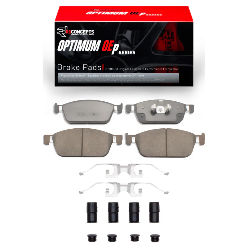 R1 13-23 Ford Focus Front Optimum OE Pads & Hardware Kit - Image 6
