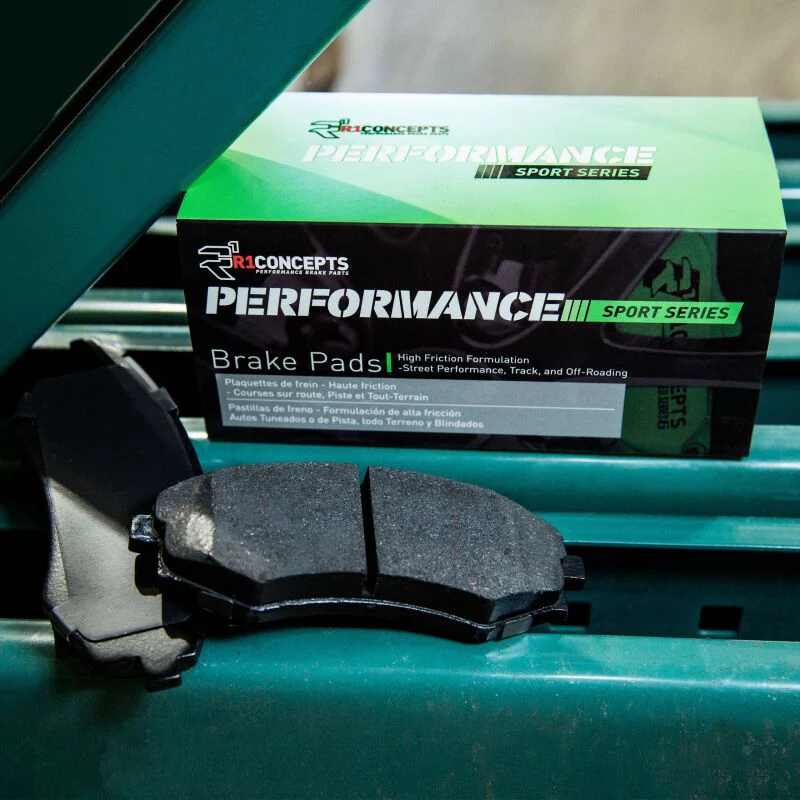 R1 15-21 Ford Mustang Rear Performance Sport Pads & Hardware Kit - Image 2
