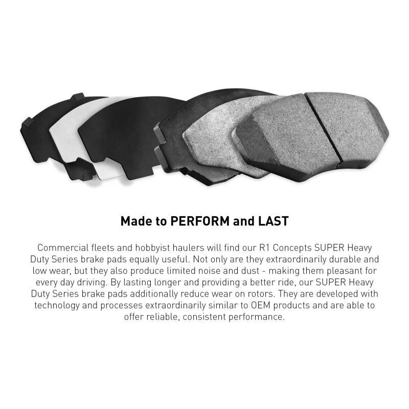 R1 15-23 Ford Mustang Rear Super Duty Pads & Hardware Kit - Image 4