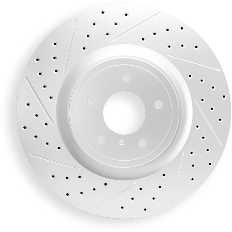 R1 16-26 BMW 540I Xdrive Right Front Drilled & Slotted Geo-Carbon Rotor