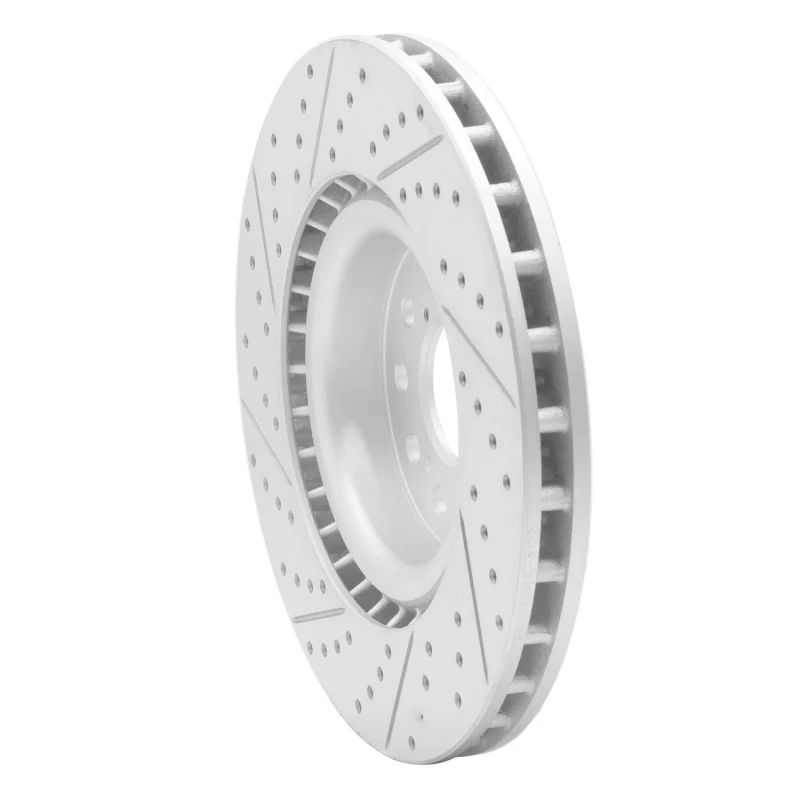 R1 17-26 Acura Integra Front Right Drilled & Slotted Geo-Carbon Rotor - Image 5