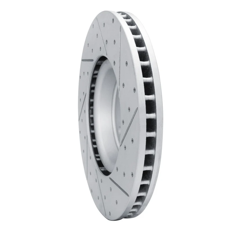 R1 18-25 Audi S5 Sportback Front Left Drilled & Slotted Geo-Carbon Rotor - Image 3