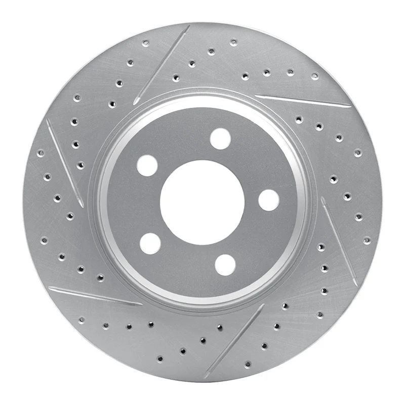 R1 20-25 Chevrolet Corvette Front Left Drilled & Slotted Geo-Carbon Rotor