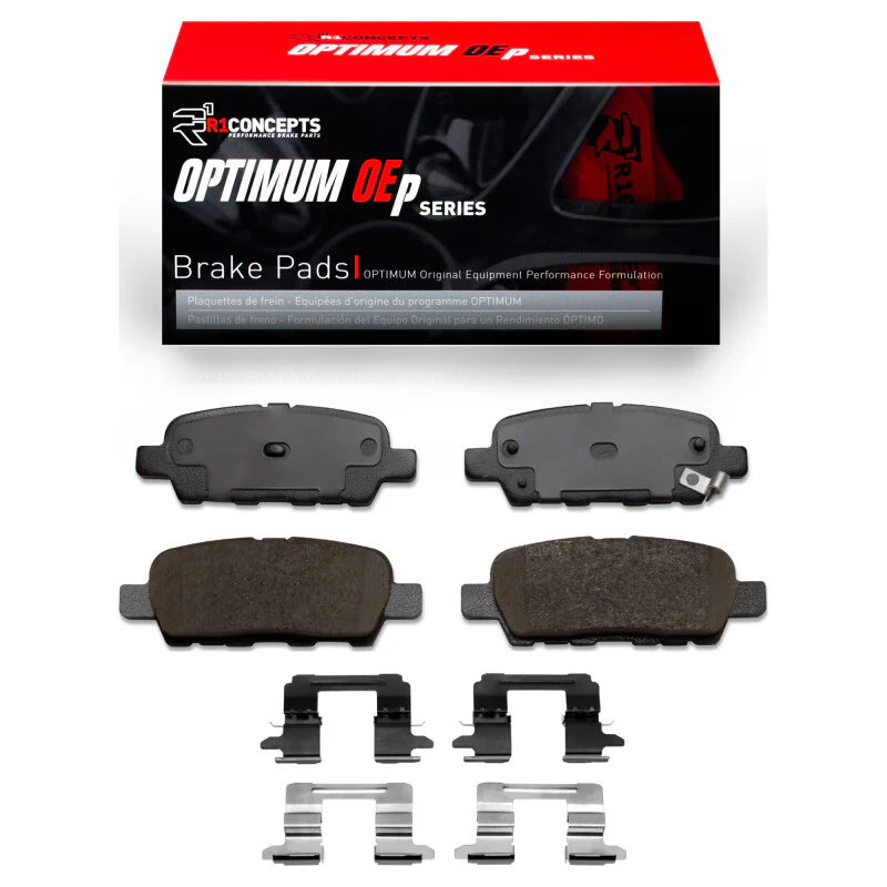 R1 2002-2025 Infiniti M37 Rear R1 Optimum OE Pads & Hardware Kit - Image 3