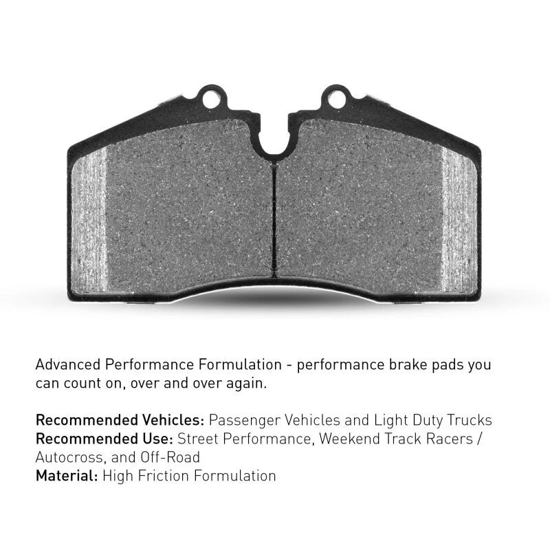 R1 2008-2025 Infiniti M37 Front R1 Performance Sport Pads - Image 6