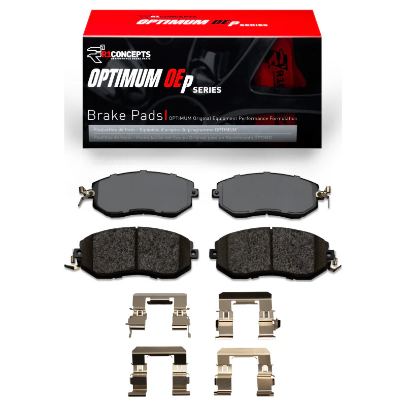 R1 2010-2020 Scion FR-S Front R1 Optimum OE Pads & Hardware Kit - Image 4