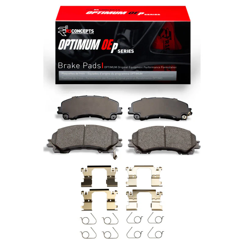R1 2014-2025 Infiniti Q50 Front R1 Optimum OE Pads & Hardware Kit - Image 4