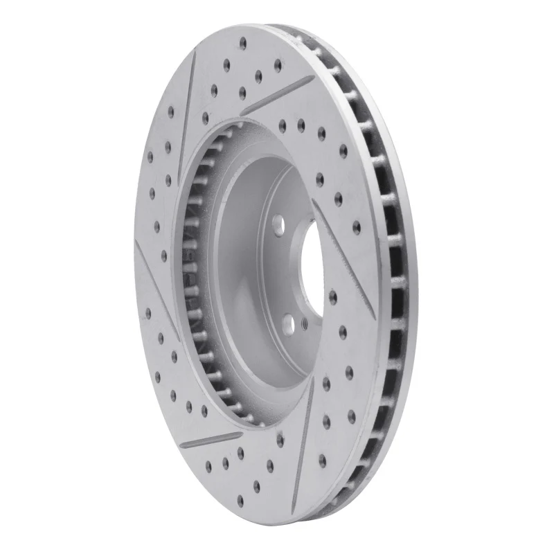 R1 90-16 Saab 9-2X Front Right Drilled & Slotted Geo-Carbon Rotor - Image 3