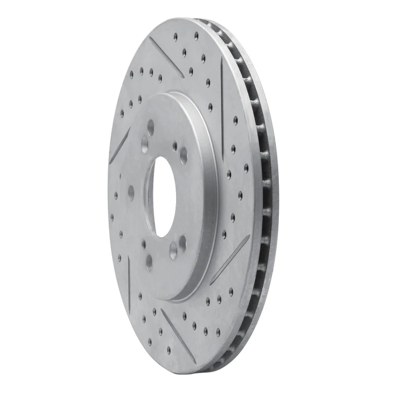 R1 91-96 Acura Nsx Rear Right Drilled & Slotted Geo-Carbon Rotor - Image 2