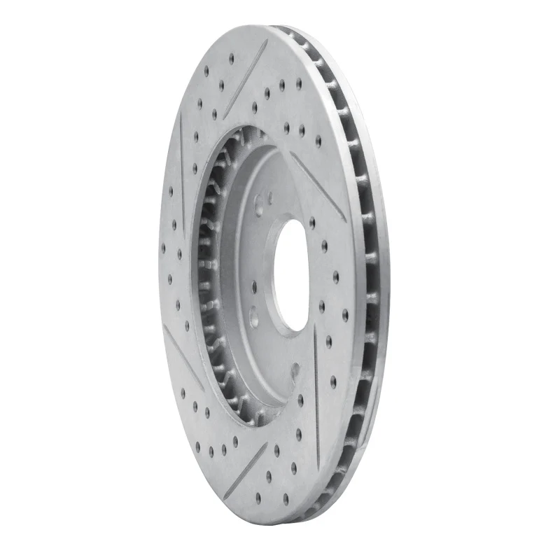 R1 91-96 Acura Nsx Rear Right Drilled & Slotted Geo-Carbon Rotor - Image 4