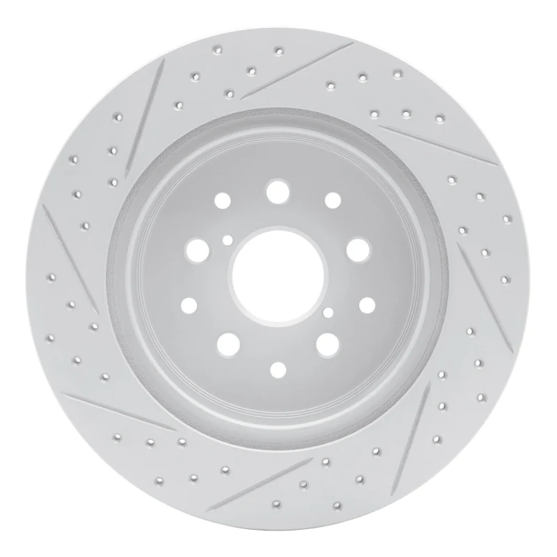 R1 93-98 Toyota Supra (For 2020 And Later See Gr Supra) Rear Right Drill & Slot Geoperf Rotor - Image 4