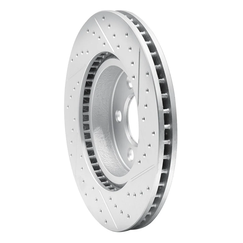 R1 97-05 Acura Nsx Front Left Drilled & Slotted Geo-Carbon Rotor - Image 4