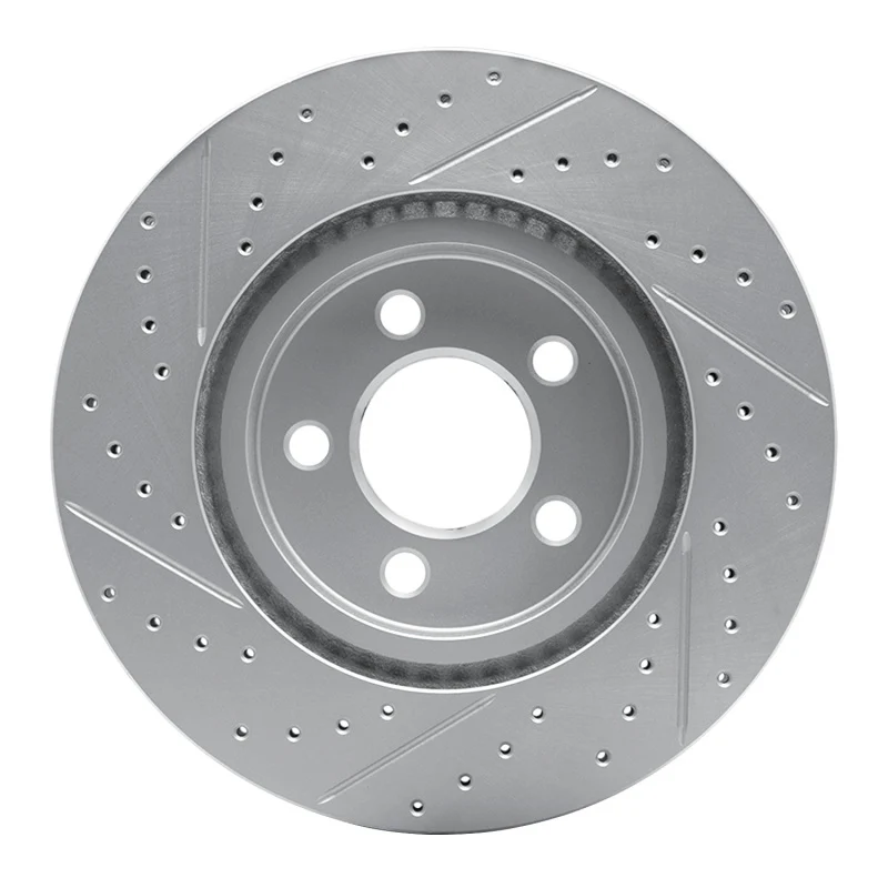 R1 97-05 Acura Nsx Front Right Drilled & Slotted Geo-Carbon Rotor - Image 5