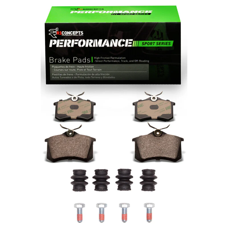 R1 97-08 Audi A4 (Mexico) Rear Performance Sport Pads & Hardware Kit - Image 3