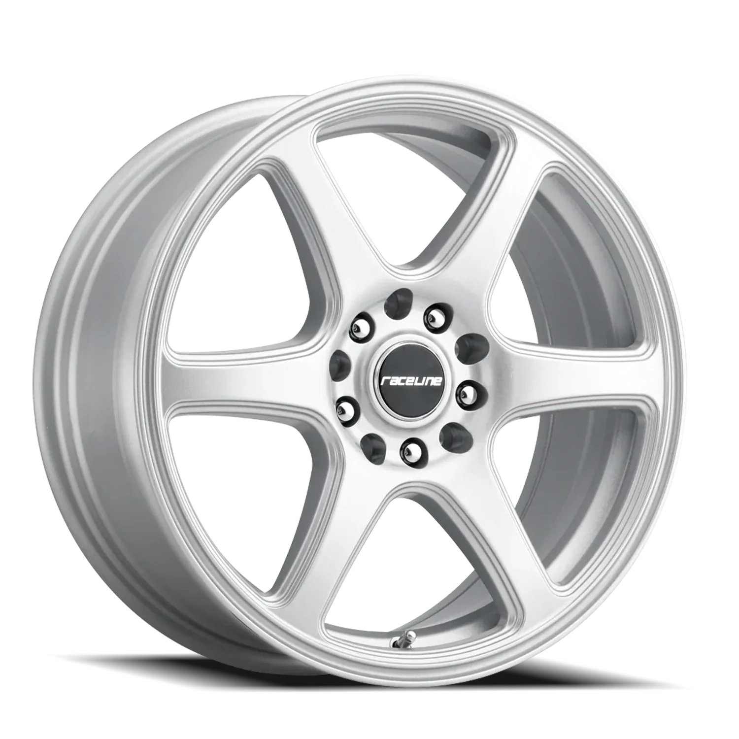 Raceline Aluminum Wheels 17x7.5 Matrix 146S Gloss Silver 40 Offset 5 on 115 Bolt Pattern 72.62 Bore