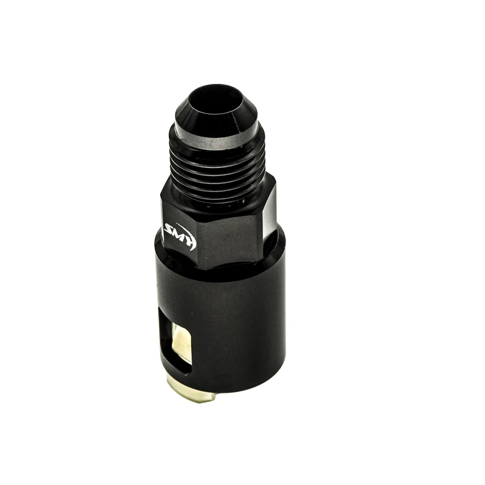SMY Quick Disconnect EFI Adapter Fitting 6an to 3/8in - Lifetime Warranty