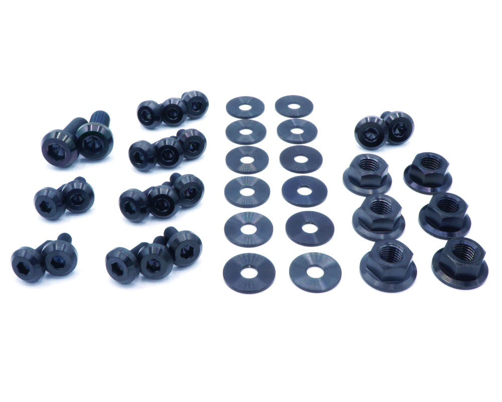 Stage 1 Titanium Hardware Engine Bay Kit - Mitsubishi Evo IX - Image 3