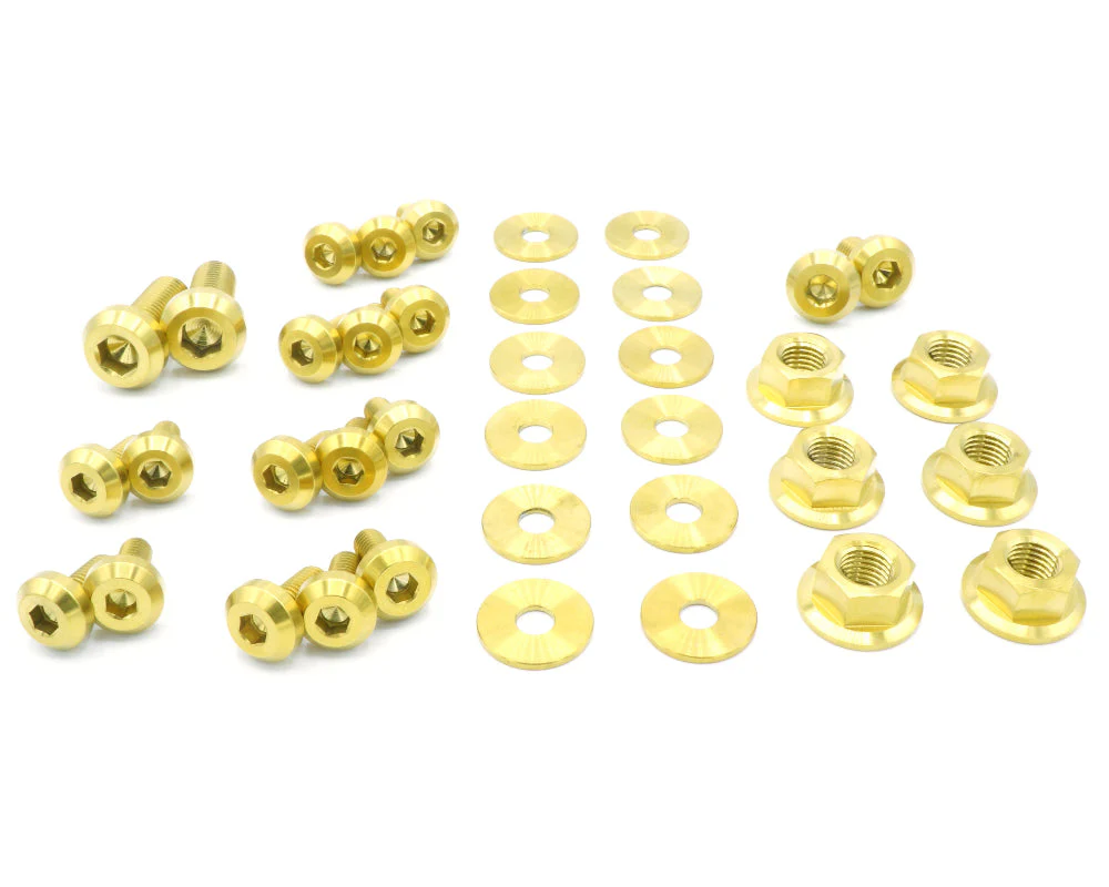 Stage 1 Titanium Hardware Engine Bay Kit - Mitsubishi Evo IX - Image 5