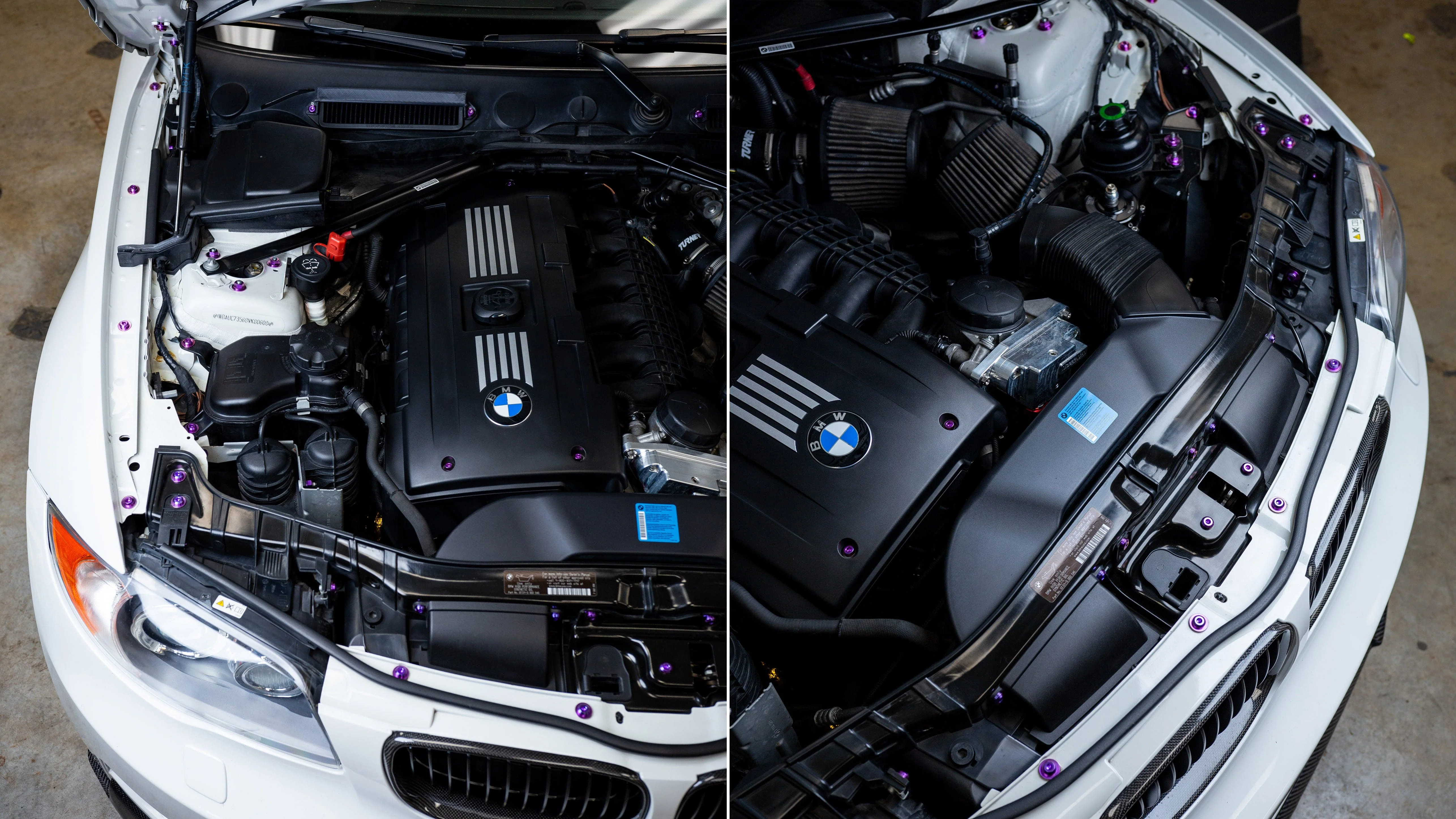 Stage 2 Titanium Hardware Engine Bay Kit - BMW E82 135i (2007-2012) - Image 2