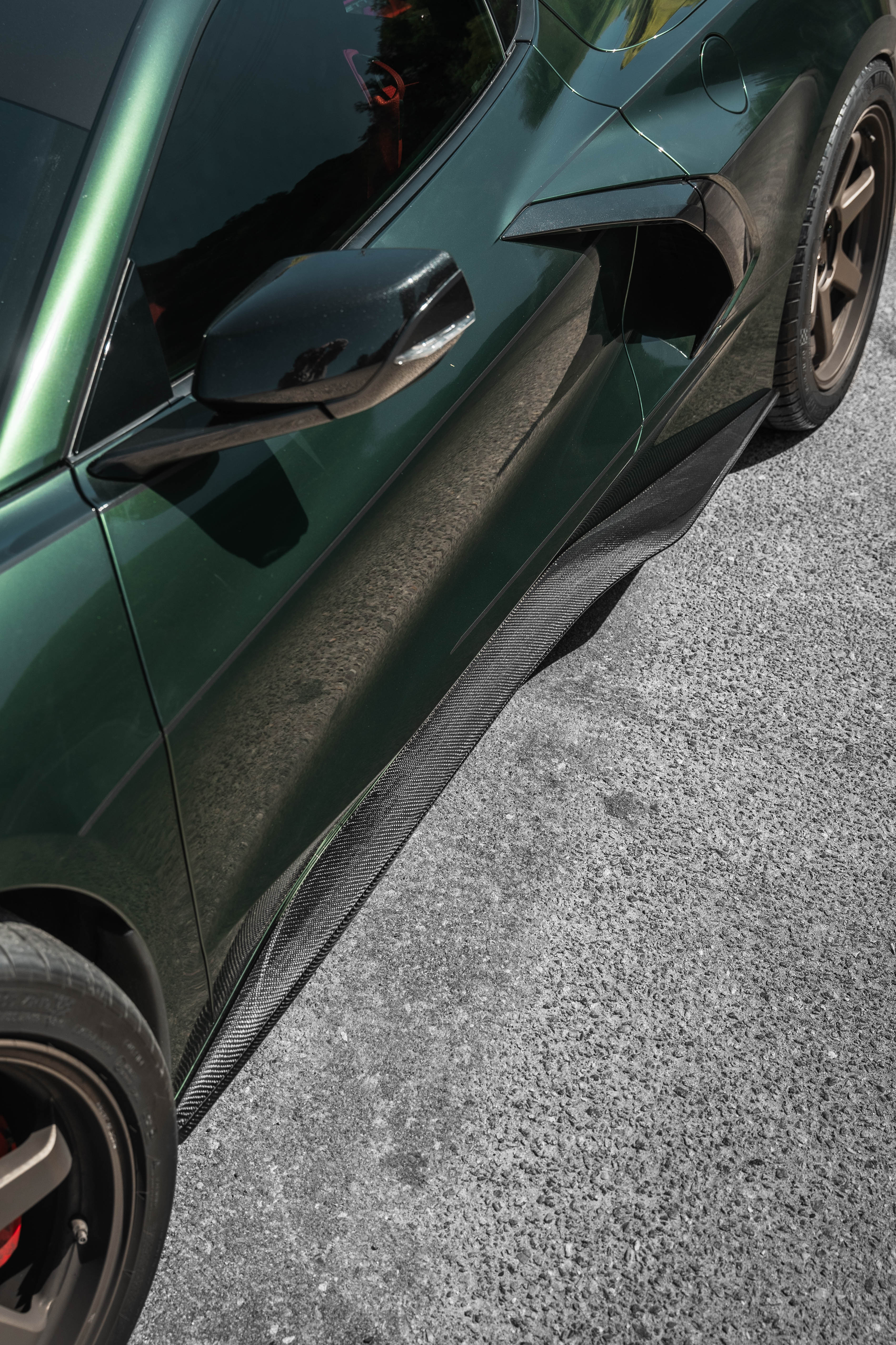 Street Hunter USA C8 Corvette Side Skirt Extensions