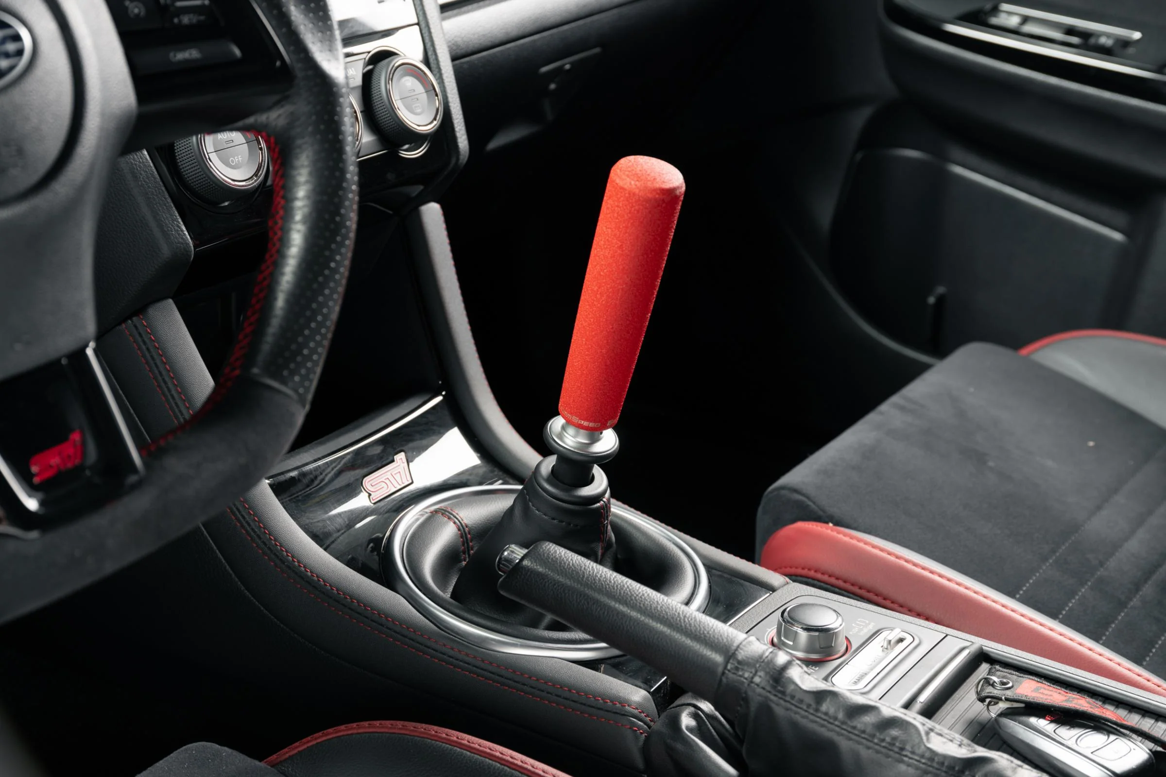 GrimmSpeed Tallboy Shift Knob Aluminum Black M12x1.25 Manual For Subaru - Image 3