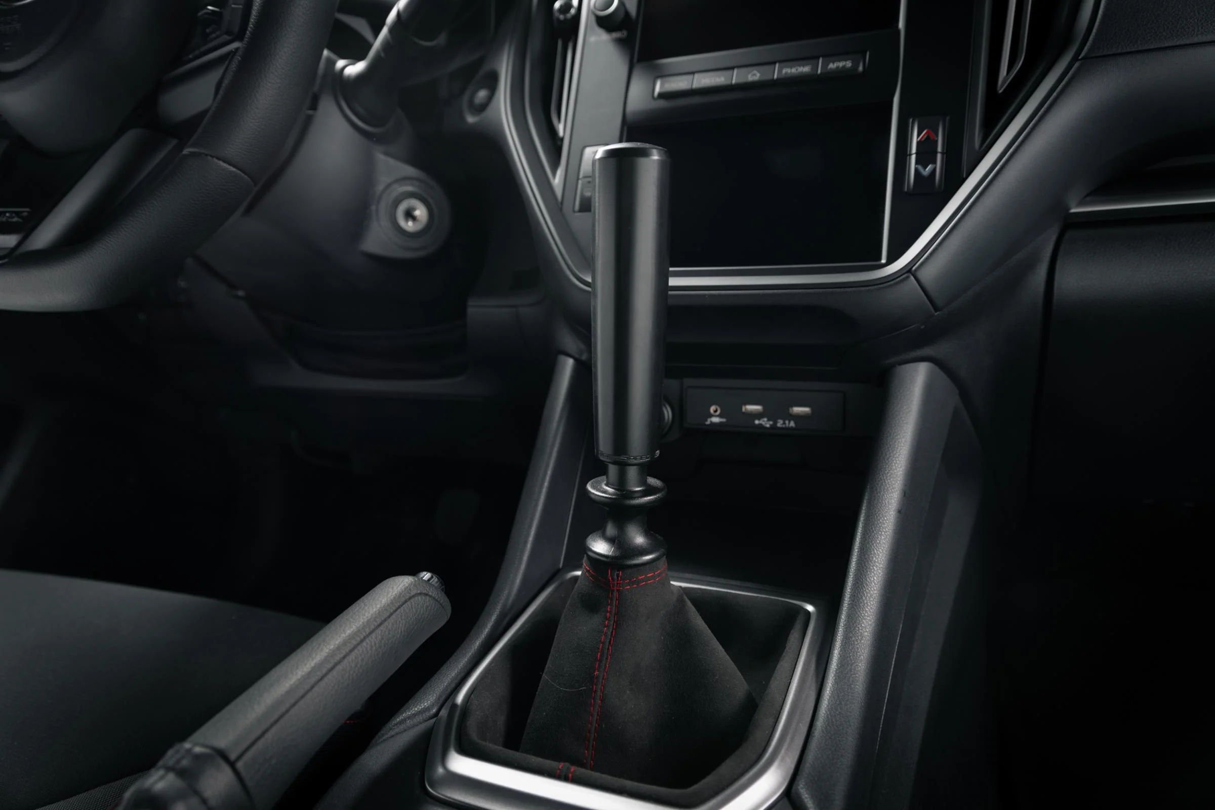 GrimmSpeed Tallboy Shift Knob Aluminum Black M12x1.25 Manual For Subaru - Image 9