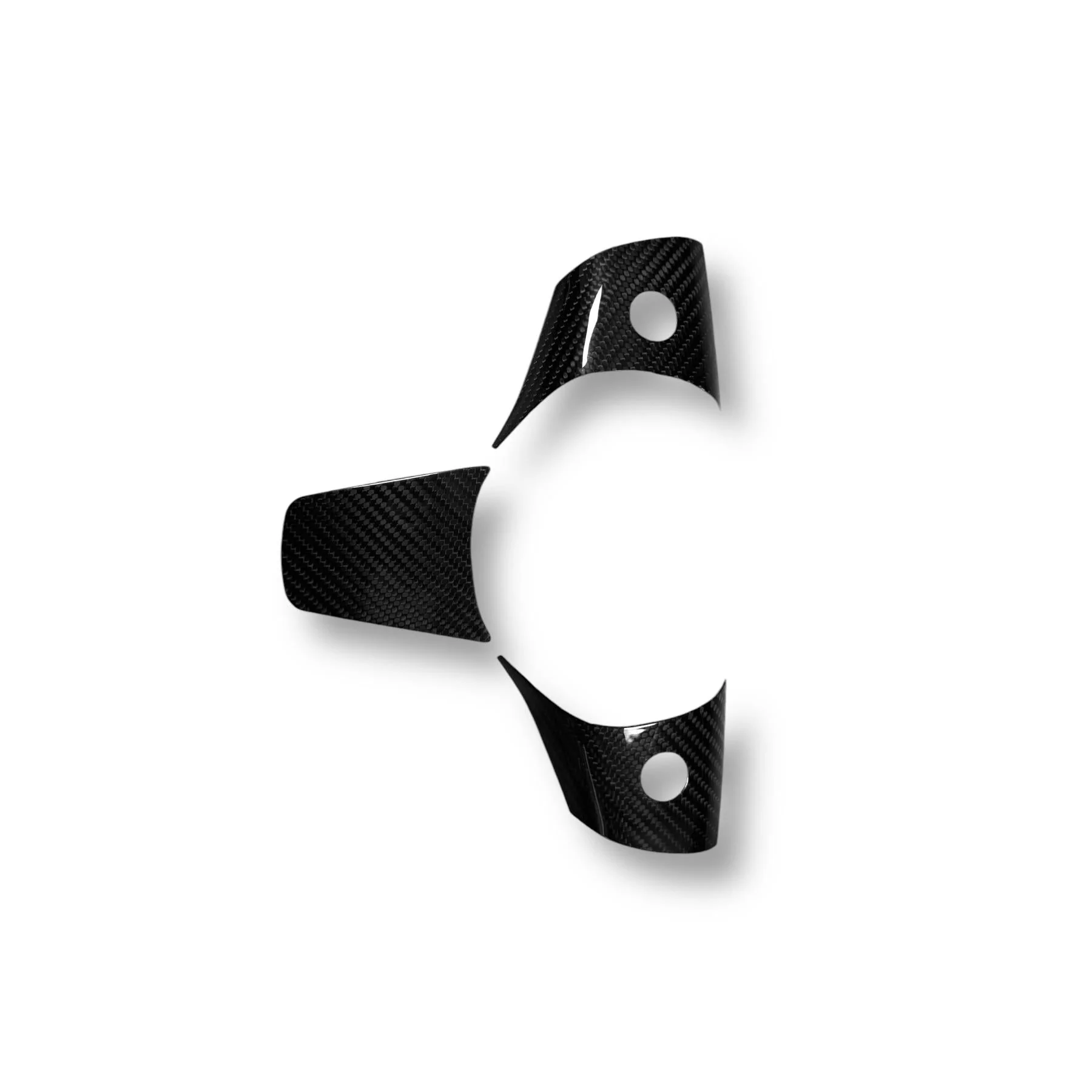 Tesla Model 3 & Y Carbon Fiber Steering Wheel Accents | Palenon Performance - Image 5
