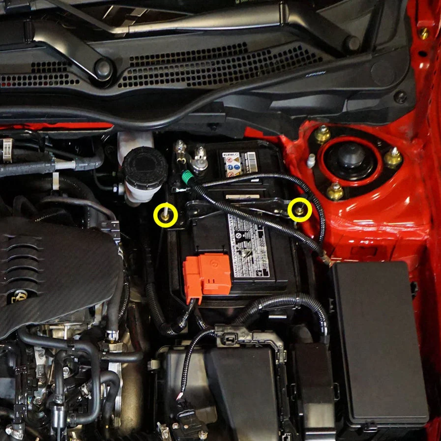 Titanium Hardware Battery Kit - Honda Civic Type R (2017-2021) - Image 9