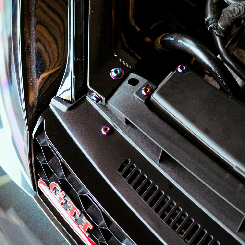 Titanium Hardware Engine Bay Kit - Volkswagen GTI MK7 (2015-2021) - Image 2