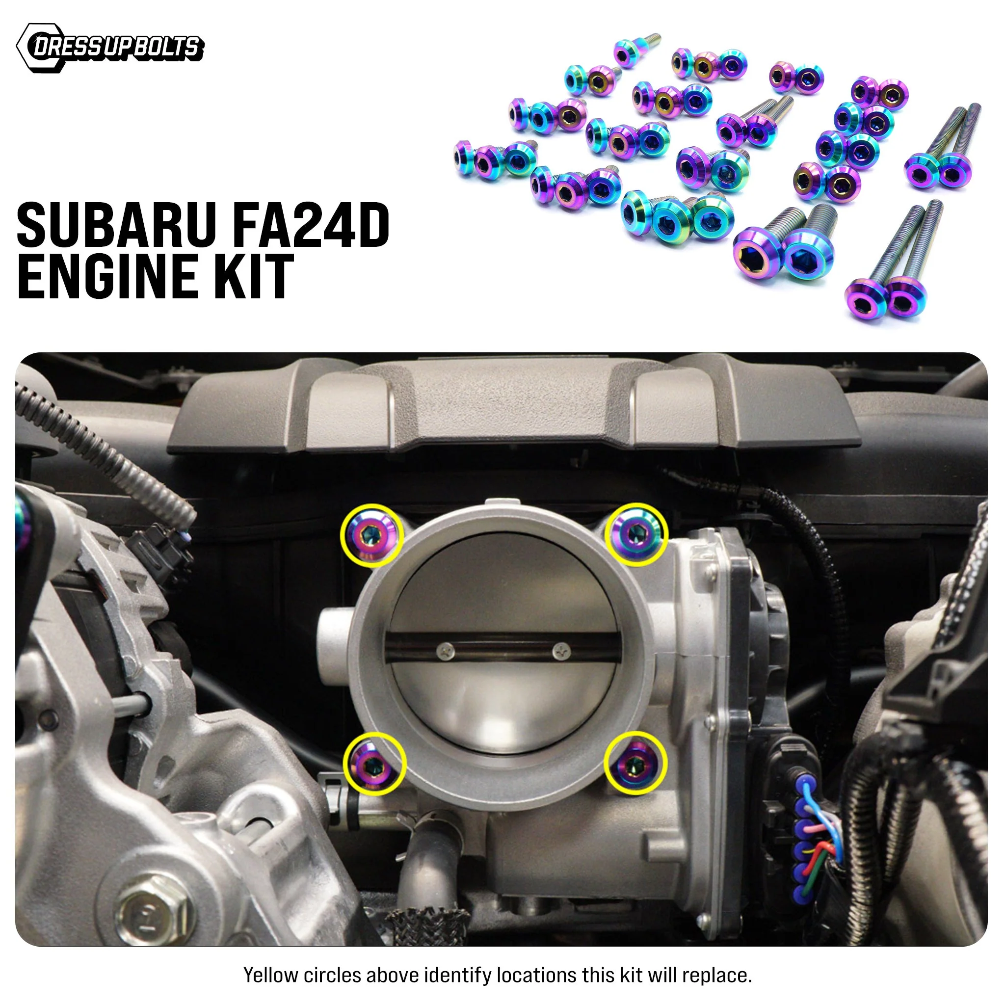Titanium Hardware Engine Kit - Subaru FA24D Engine - Image 6