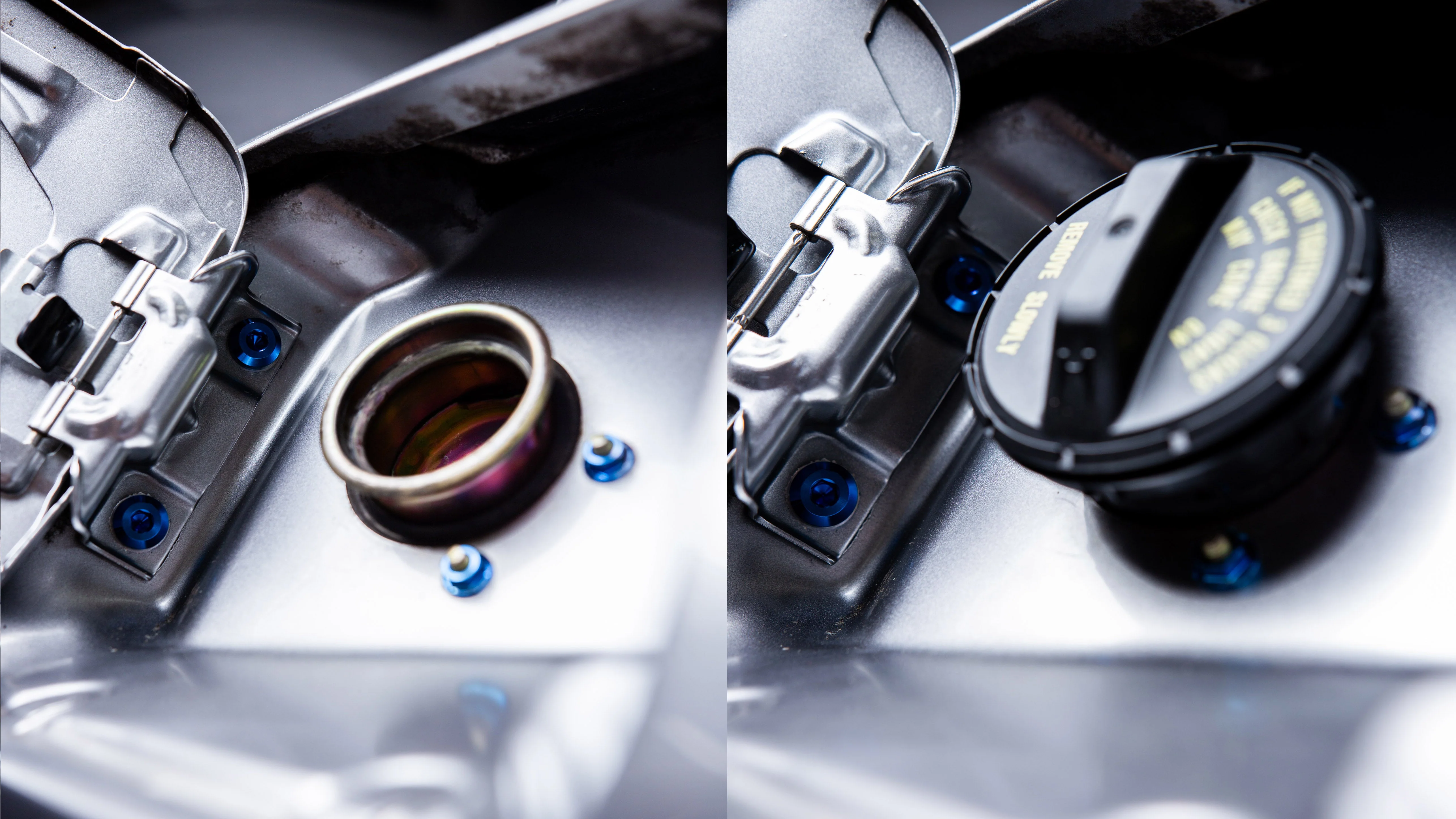 Titanium Hardware Fuel Door Kit - Honda S2000 (2000-2009) - Image 3
