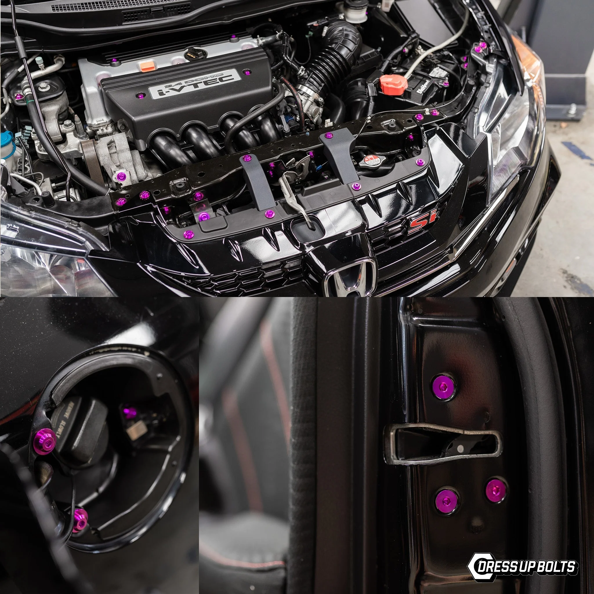 Titanium Hardware Plastic Clip Delete Kit - Honda Civic Si (2012-2015) - Image 4