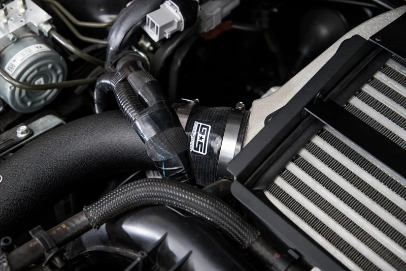 GrimmSpeed Top Mount Intercooler Charge Pipe Kit Black For Subaru 15-21 WRX - Image 11