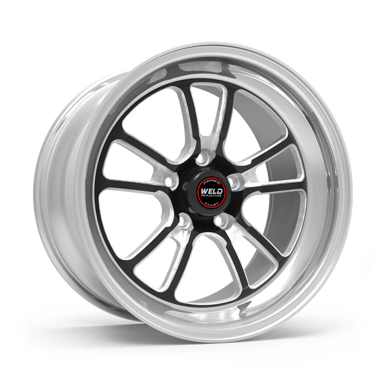 Weld S70 20x7 / 5x120mm BP / 4.3in. BS Black Wheel (High Pad) - Non-Beadlock