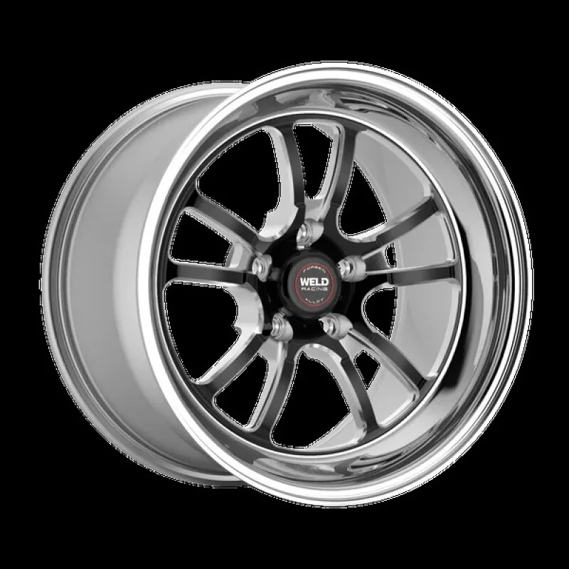 Weld S70 RT-S 20x8in / 5x114.3 BP / 5.3in. BS - Black Center - Polished Shell Wheel - Image 2